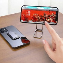 마그네틱 스마트 그립톡 / 로즈골드 실버 블랙 / 얇은 자석 탈부착 메탈 손잡이 거치대 스마트링