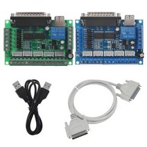 모터 수리도구 부품 MACH3 병렬 포트 제어 5 축 CNC 브레이크 아웃 보드 USB, 없음, 없음, Green