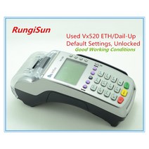 카드단말기 리더기 Verifone 신용 카드 용 Vx520 ETH/Dail-Up Pos 터미널 사용, 한개옵션0