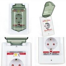 셀러허브 생활리빙 누전차단기 과전류차단기 누전경보기 꽂음접속식 1구, 기본