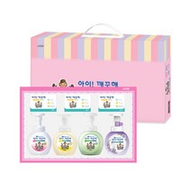 (명절전 배송상품)아이깨끗해 선물세트 손세정제 4종+비누 3개