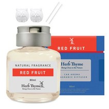 허브타임 허브타임 방향제 차량용 80ml 디퓨저 레드프룻, 단일옵션