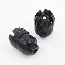 혼다pcx쇼바세트 골드 블루 2pcs 오토바이 먼지 자전거 앞 포크 컵 프레임 슬라이더 충돌 가드 보호대 오토바이 떨어지는 충격 흡수 액세서리 15mm, 협력사, 검은 색