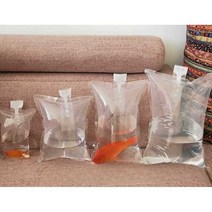 관상어 산소 포장팩 비닐 봉투 해산물 수족관 일회용, 35x50 묶음당 50개 두께16