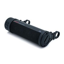 kuryakyn 2720 mtx 로드 썬더 내후성 오토바이 사운드바 플러스: 300와트 핸들바 장착 블루투스 오디오 스피커 USB 전원 충전기 새틴 블랙