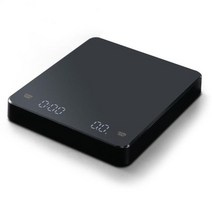 커피저울 계량저울 업소용 주방용 정밀 전자 저울 0.1g/2kg 타이머 내장 LED 디지털 USB 스마트 커피 요, 한개옵션2, 02 0.1-3Kg, 한개옵션1