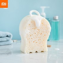 진드기 청소기 양면 목욕 스폰지 각질 제거죽은 피부 제거 스폰지 바디 마사지 청소 샤워, 1개