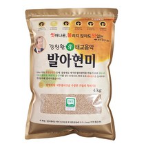 2022년산 햅곡 강창환 태교음악 무농약발아현미4kg, 1개, 4kg