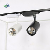 이케아 led레일조명 레일등 COB LED 트랙 조명 램프 12W 30W 스팟 레일 스포트라이트 천장 상점 의류 매장, 09 30W Cold White_01 Black