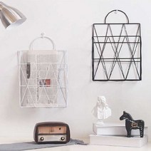 인테리어 철제 신문 잡지 매거진랙 책꽂이 거치대, 화이트