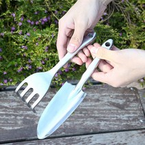 경량 미니삽 알루미늄 합금 꽃삽 세트 정원 이식삽 원예 도구 화분삽 화분 심기 꽃 삽 도구, 쓰리피스 세트