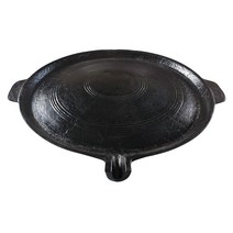 야철대장 들기름으로 길들인 무쇠 불판 33에서 50cm 캠핑 그리들 야외 그릴 양면사용, 05:길들인 무쇠불판 43cm