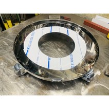 육수통이동대차 국통 받침대 스텐통 이동대차 스텐대차 운반용, 바닥직경645mm