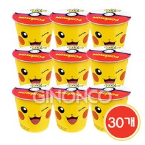 [향기좋은날]포켓몬 피카츄 솜사탕 (딸기향) 12g 컵 솜사탕 사탕 무배, 30개