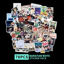 BTS 방탄소년단 방수 만화 포켓 책 스티커 이모티콘 스티커 만화 주머니 책 스티커 이모티콘 스티커 공식, L