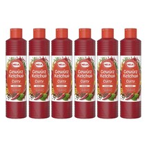헬라 Hela 커리 스파이스 케첩 핫 800ml X 6통 매콤한맛 커리맛 특이한맛 독일케찹 업소용 대용량