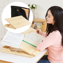 곧은나무 명품 각도조절 독서대 800 소나무 보관가방 세트 필기독서대, 800_소나무, 왼손, 가방 800 블랙