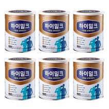 일동후디스 하이밀크 600g x 6개 (한박스) 고칼슘 균형영양식 초유단백분말 성인분유