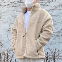 양털 덤블집업 뽀글이 후리스 남녀공용 레트로 집업 플리스 보아털안감 2XL까지