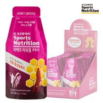 코오롱 퍼펙트 파워젤 에너지젤 24포 (꿀홍삼맛) 철인3종 마라톤 자전거 수영 등산 운동 스포츠 보조 보충제, 정품 - 꿀홍삼맛 24포x1박스, 40g