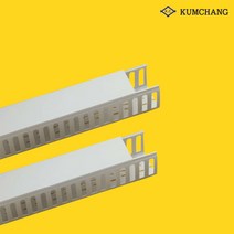 금창전기 PVC 덕트 KCWDA 60x80 아이보리 난연성 전선 DUCT 케이블 닥트 2M 커버포함