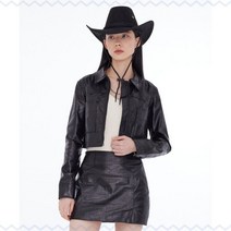 [국내정품상품] WRANGLER 우먼즈 슬림 크롭 코팅 자켓