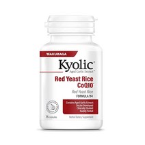 Kyolic 숙성 마늘 추출물 포뮬러 114 붉은 쌀 효모 및 Coq10 75 캡슐, Formula 114 Capsules, 75 Count (Pack of 1)