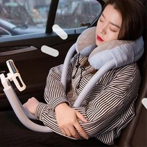 인강 영화감상 목베개일체형 핸드폰홀더 영화보기 간편한 휴대폰꽂이, 핑크