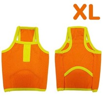 셀럽하우스 강아지옷 데일리룩 나시 주황 XL 1P 시원한 여름 애견, 기본상품
