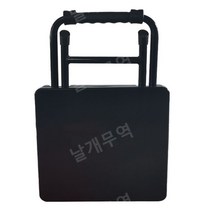 휴대용접이식의자 야외 낚시 캠핑 오픈런 대기 체어, 블랙, 1개