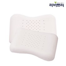 라버트리 천연라텍스 기능성베개 2개 세트 땅콩형