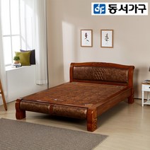 동서가구 LV 프리미엄 원목 퀸 흙침대 19종, 3.아름 Q흙침대(황토볼) (919114-2)엔틱
