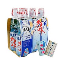 하타 미네랄 스프링 라무네 250ml x 6개 일본 구슬 사이다 탄산 음료수