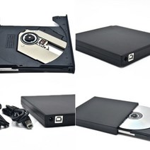화이트 블랙 외부 휴대용 DVD 콤보 플레이어 CD-RW 버너 드라이브 USB 2 윈도우 7 8 10, [01] WHITE