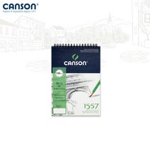 캔손 1557 스케치북 120g 14.8x21 40매입 스프링/A5스케치패드/드로잉패드, CA1557-SP120A5