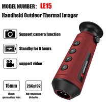 Hikmicro 열 단안 카메라 사냥 캠핑용 IP67 WiFi 970m LE10, 01 le15