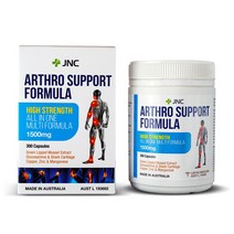 JNC Arthro Support Formula 호주 아스로 글루코사민 초록입홍합 상어연골 1500mg 300캡슐, 1개