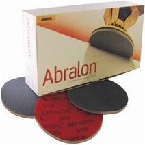Mirka Abralon 폼 백 후크 루프 연마 버핑 디스크 스폰지 사포 8-203-500 박스 20 6 인치, [04] 600