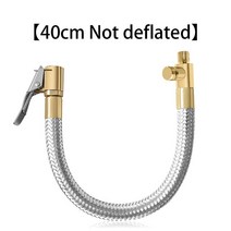 자동차 타이어 펑크 수리 키트자동차 오토바이 타이어 공기 호스 풍선 튜브 연결 빠른 인플레이션 척 잠금, 07 40cm Not deflated