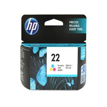정품 HP21검정잉크 HP22칼라 C9351AA C9352 DESKJET D1360 H370 F2280 PSC1400, 1개, 정품 22칼라