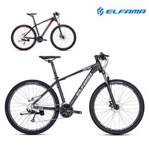 2022년 엘파마 벤토르 V1000 27단 MTB 자전거 입문용자전거, 무광블랙 레드 17