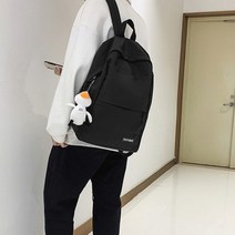 남여공용 베이직 디자인 귀여운 키링 포인트 백팩여성백팩 남자대학생백팩 남자중저가가방 데일리백팩 여행용백팩여행가방 여행용백팩 노트북백팩 여행백팩여행
