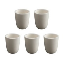 5X 30Ml Alu 99% 원추형 커런덤 도가니 용해로 금속 주조 OVP 32X38X45X25Mm, [01] ivory white, 01 ivory white