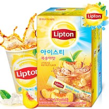 립톤 아이스티 음료 복숭아맛 20T 홍차 차류 실론티백 에이드 음료수 음료수수 분말 싸다몰2820260