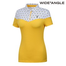 *사은품증정* [와이드앵글] 패턴블럭형 카라 티셔츠 WWM19235Y4