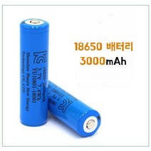 단디만디 KC 인증 18650 3000mAh배터리 18650배터리 케이스포함, 18650 3000mAh, 1개, 1개