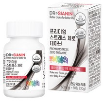 닥터시아닌 프리미엄 스트레스 제로 테아닌, 60정, 1개