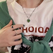 하트 미니 여성 목걸이 우정목걸이 초등학생 주얼리 패션 어린이집 선물 여아