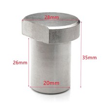 목공작업대 접이식작업대 작업다이 이동식작업대 14pcs 스테인레스 스틸 작업대 페그 브레이크 정지 클램프 1920mm 개 목공 테이블 제한 블록 작업대 워크샵 도구, 1pc 20mm
