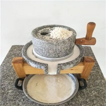 두유만들기 맷돌 콩국수 콩물 콩가는기계 전기멧돌, 베이지색 20x30 블루스톤 스톤